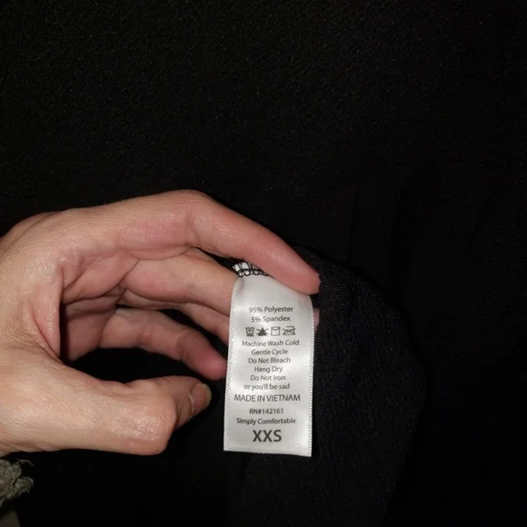 *LuLaRoe* Little Black Dress, XXS - Picture 3 of 5